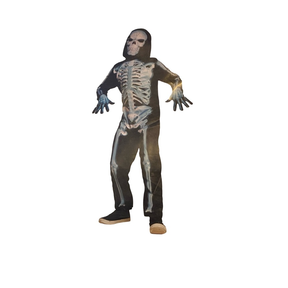 Kids Skeleton Costume with Hood